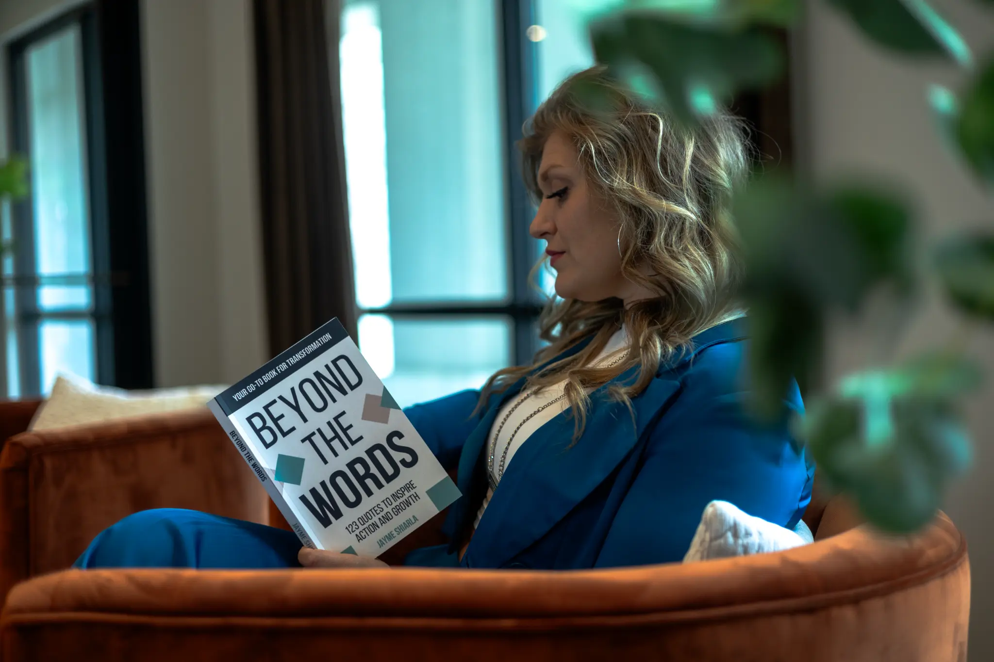 Coach Jayme with Book